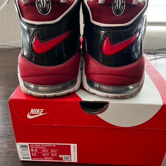 Air More Uptempo 'Scottie Pippen' Red M 9.5 - Picture 2 of 5